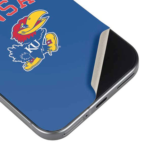 University of Kansas Collegiate Text Pixel 9 Pro XL Skin